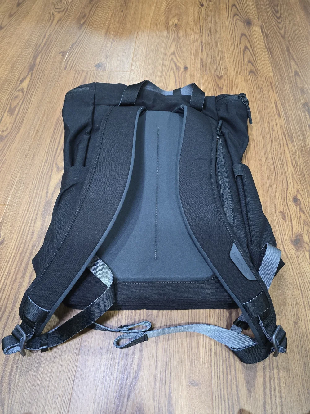 Mopak Black Men's Roll-Top Backpack